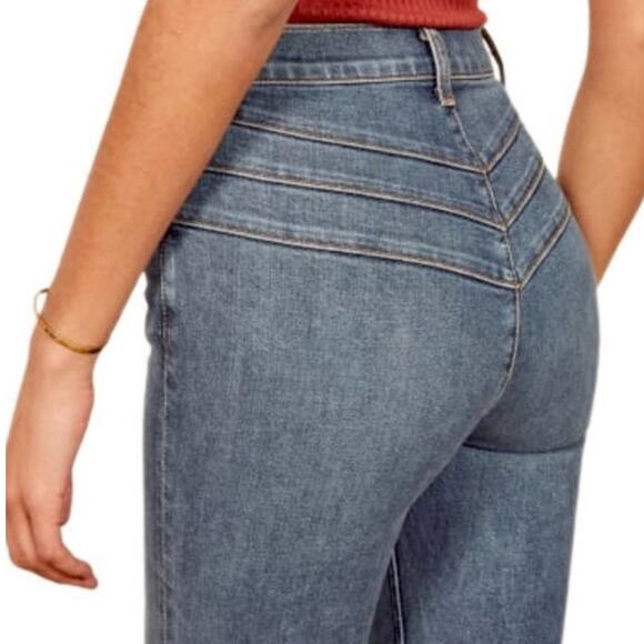 Reformation Cory high rise skinny jeans button fly no pockets - Picture 2 of 12